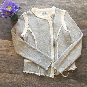 Lucky Lotus Lucky Brand Distressed Cardigan